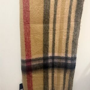 Plaid Wool Scarf
